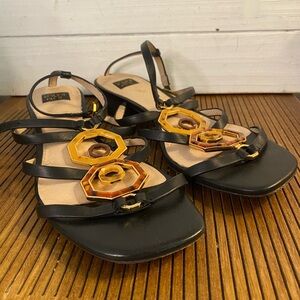 Louise et Cie Cream Strappy Sandals, 7.5